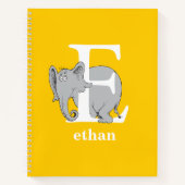 Dr. Seuss ABC: Letter E - White | Jouw namen toevo Notitieboek (Voorkant)