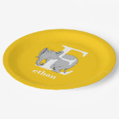 Dr. Seuss ABC: Letter E - White | Jouw namen toevo Papieren Bordje (Gekanteld)