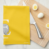 Dr. Seuss ABC: Letter E - White | Jouw namen toevo Theedoek (Quarter Fold)