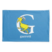 Dr. Seuss ABC: Letter G - White | Jouw namen toevo Kussensloop (Achterkant)