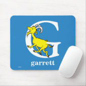 Dr. Seuss ABC: Letter G - White | Jouw namen toevo Muismat (Met muis)