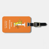 Dr. Seuss ABC: Letter I - White | Jouw namen toevo Bagagelabel (Voorkant horizontaal)