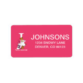 Dr. Seuss ABC: Letter J - White | Jouw namen toevo Etiket (Voorkant)