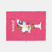 Dr. Seuss ABC: Letter J - White | Jouw namen toevo Fleece Deken (Voorkant (Horizontaal))