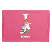 Dr. Seuss ABC: Letter J - White | Jouw namen toevo Kussensloop (Achterkant)