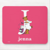 Dr. Seuss ABC: Letter J - White | Jouw namen toevo Muismat (Voorkant)