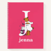 Dr. Seuss ABC: Letter J - White | Jouw namen toevo Notitieboek (Voorkant)