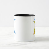 Dr. Seuss ABC: Letter K - Blue | Jouw namen toevoe Mok (Midden)