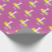 Dr. Seuss ABC: Letter L - White | Jouw namen toevo Cadeaupapier (Hoek)