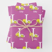 Dr. Seuss ABC: Letter L - White | Jouw namen toevo Inpakpapier Vel (In situ)