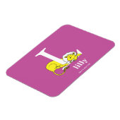 Dr. Seuss ABC: Letter L - White | Jouw namen toevo Magneet (Linkerzijde)