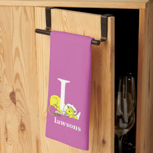 Dr. Seuss ABC: Letter L - White Jouw namen toevo Theedoek