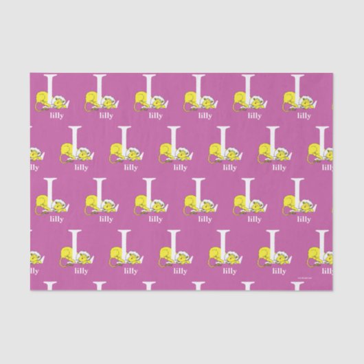 Dr. Seuss ABC: Letter L - White | Jouw namen toevo Tissuepapier (Voorkant)