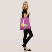 Dr. Seuss ABC: Letter L - White | Jouw namen toevo Tote Bag (Op model)