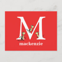 Dr. Seuss ABC: Letter M - White | Jouw namen toevo