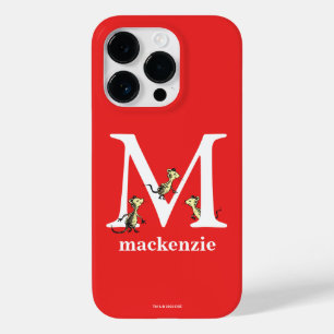 Dr. Seuss ABC: Letter M - White   Jouw namen toevo Case-Mate iPhone 14 Pro Hoesje