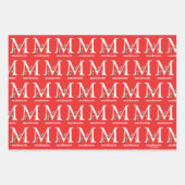 Dr. Seuss ABC: Letter M - White | Jouw namen toevo Inpakpapier Vel (Voorkant 2)