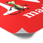 Dr. Seuss ABC: Letter M - White | Jouw namen toevo Poster (Hoek)