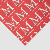 Dr. Seuss ABC: Letter M - White | Jouw namen toevo Tissuepapier (Detail)