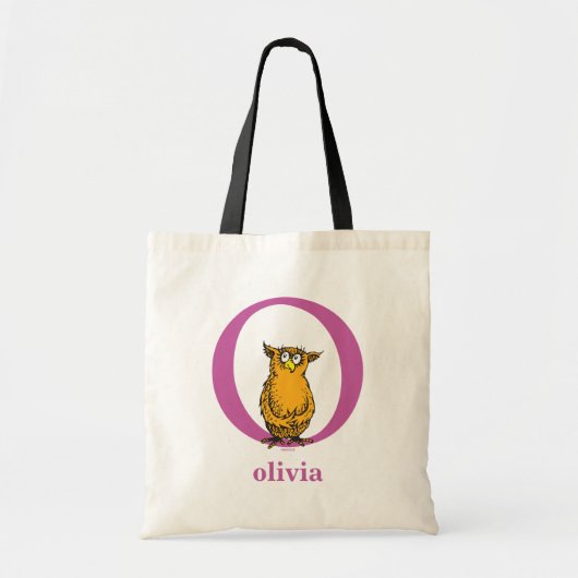 Dr. Seuss ABC: Letter O - Paars | Jouw namen toevo Tote Bag (Voorkant)