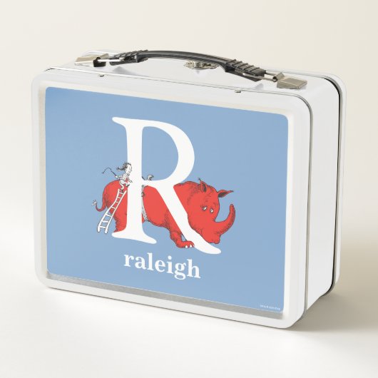 Dr. Seuss ABC: Letter R - White | Jouw namen toevo (Achterkant)