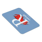 Dr. Seuss ABC: Letter R - White | Jouw namen toevo Magneet (Rechterzijde)