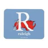 Dr. Seuss ABC: Letter R - White | Jouw namen toevo Magneet (Horizontaal)