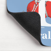 Dr. Seuss ABC: Letter R - White | Jouw namen toevo Muismat (Hoek)