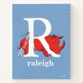 Dr. Seuss ABC: Letter R - White | Jouw namen toevo Notitieboek (Achterkant)