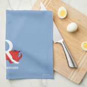 Dr. Seuss ABC: Letter R - White | Jouw namen toevo Theedoek (Quarter Fold)