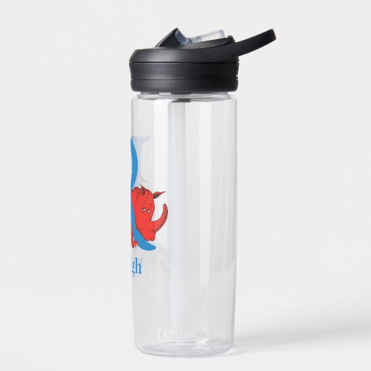 Dr. Seuss ABC: Letter R - White | Jouw namen toevo Waterfles (Links)