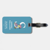 Dr. Seuss ABC: Letter S - White | Jouw namen toevo Bagagelabel (Achterkant horizontaal)