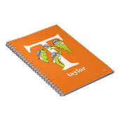 Dr. Seuss ABC: Letter T - White | Jouw namen toevo Notitieboek (Rechterzijde)