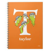 Dr. Seuss ABC: Letter T - White | Jouw namen toevo Notitieboek (Voorkant)