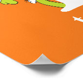 Dr. Seuss ABC: Letter T - White | Jouw namen toevo Poster (Hoek)