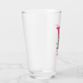 Dr. Seuss ABC: Letter V - Roze | Jouw namen toevoe Glas (Rechts)