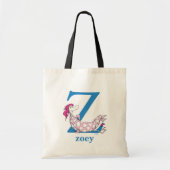 Dr. Seuss ABC: Letter Z - Blue | Jouw namen toevoe Tote Bag (Voorkant)