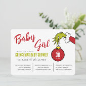 Dr. Seuss | Baby Meisje Grinch Baby shower (Staand voorkant)