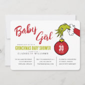 Dr. Seuss | Baby Meisje Grinch Baby shower (Voorkant)