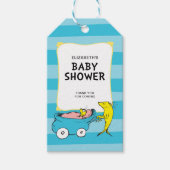 Dr. Seuss | Baby shower van één visjongen Cadeaulabel (Voorkant)