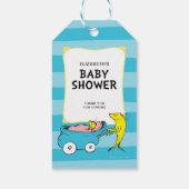 Dr. Seuss | Baby shower van één visjongen Cadeaulabel (Achterkant)