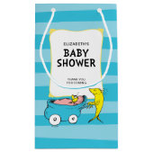Dr. Seuss | Baby shower van één visjongen Klein Cadeauzakje (Achterkant)