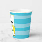 Dr. Seuss | Baby shower van één visjongen Papieren Bekers (Links)