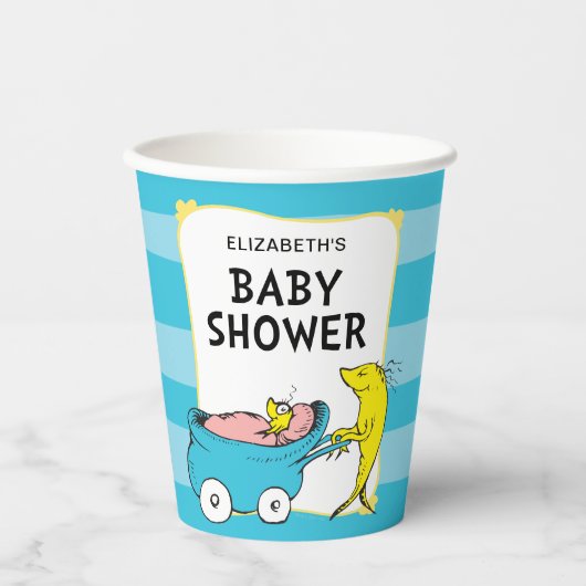 Dr. Seuss | Baby shower van één visjongen Papieren Bekers (Voorkant)
