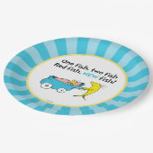 Dr. Seuss | Baby shower van één visjongen Papieren Bordje (Gekanteld)