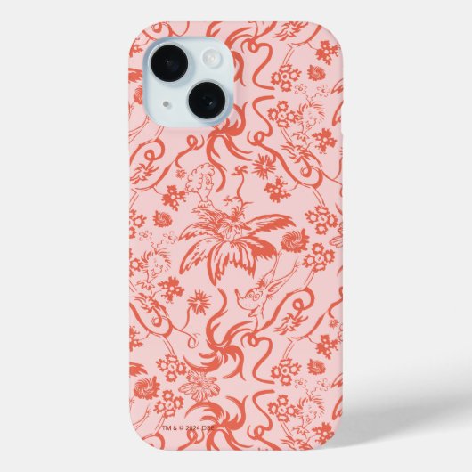 Dr. Seuss | Bloemen Moederdag Patroon Case-Mate iPhone Case (Achterkant)