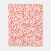 Dr. Seuss | Bloemen Moederdag Patroon Fleece Deken (Voorkant)