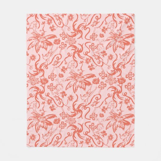 Dr. Seuss | Bloemen Moederdag Patroon Fleece Deken (Voorkant)