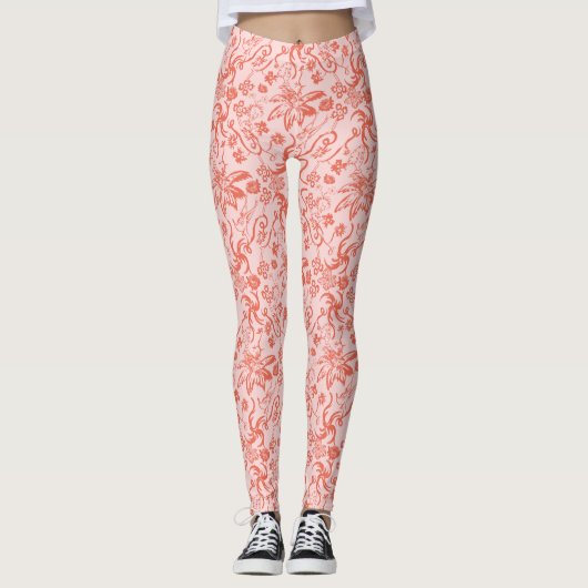 Dr. Seuss | Bloemen Moederdag Patroon Leggings (Voorkant)