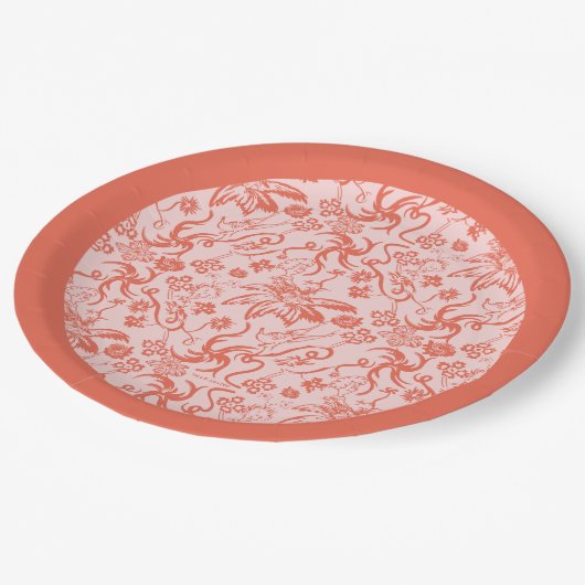 Dr. Seuss | Bloemen Moederdag Patroon Papieren Bordje (Gekanteld)